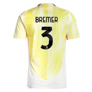 Juventus Gleison Bremer #3 Gostujuci Dres 2024-25 Kratak Rukavima